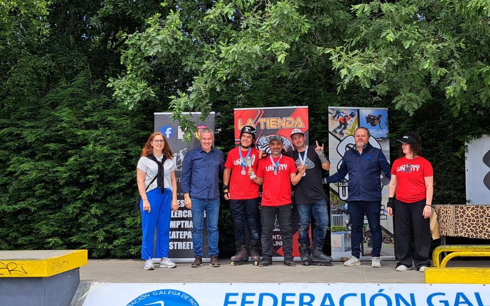 O Skatepark da Cañiza acolleu esta fin de semana a II edición do Campionato Galego de Roller Freestyle Street 2025