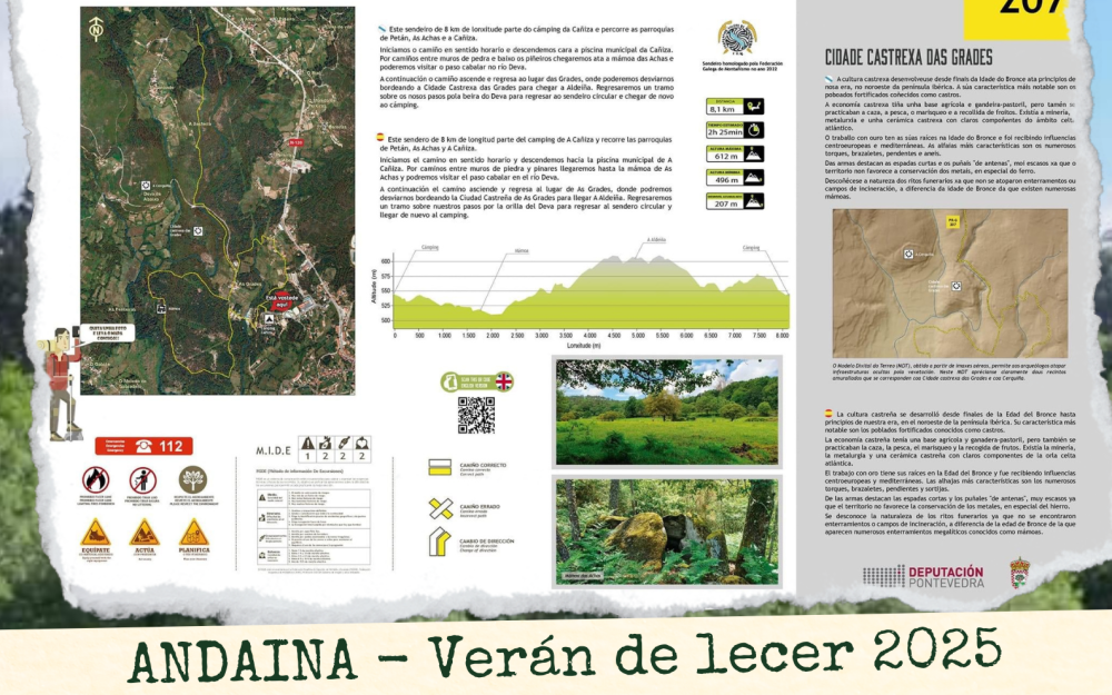 Andaina de verán. Ruta da Cidade Castrexa das Grades