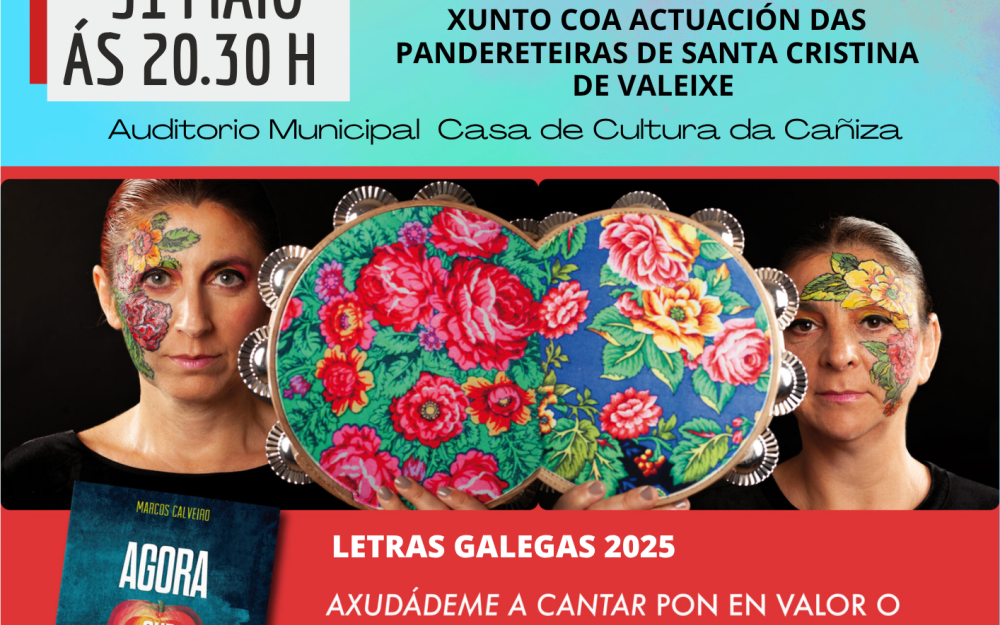 Concerto «Cantareiras Letras Galegas 2025» e espectáculo «Axudádeme a Cantar» con  Felisa Segade e Montse Rivera