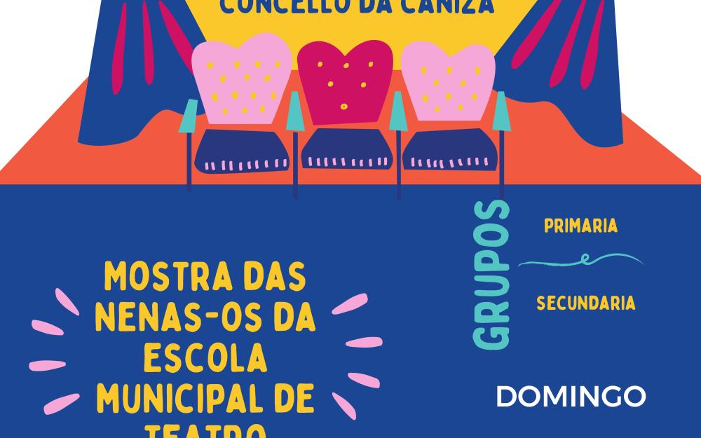 Mostra de teatro das nenas e nenos da Escola de Teatro. Domingo 23 de junio de 2024, ás 20h