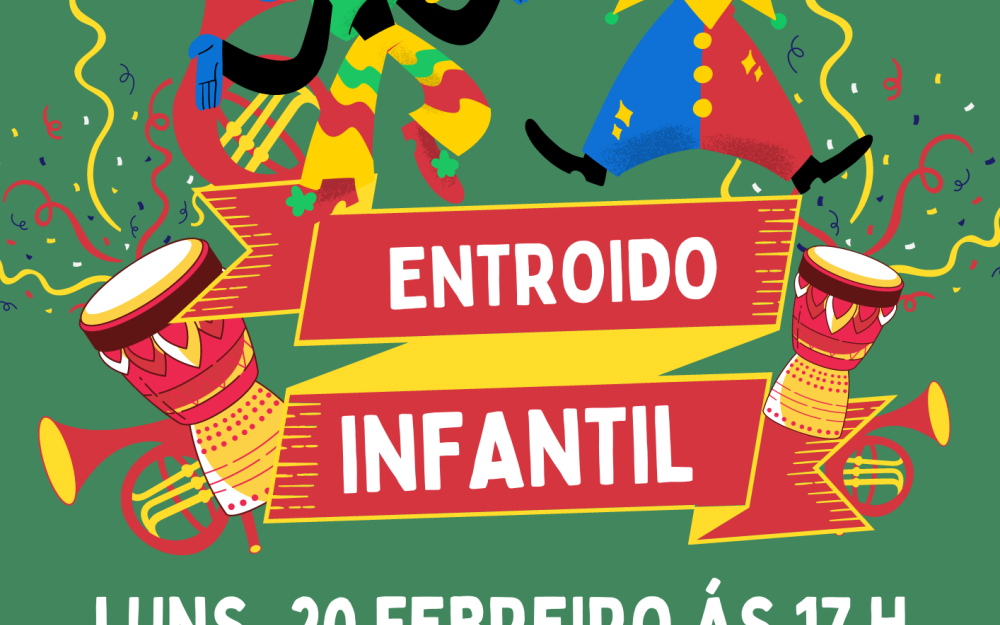 Festa Infantil de Entroido 2023. Lunes 20 de febreiro a partires das 18h na Casa da Cultura da Cañiza