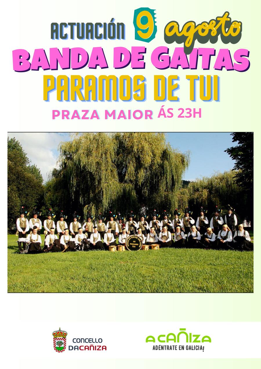  Terceira actuación da Banda de Gaitas San Xoán de Paramos – Tui na Cañiza!