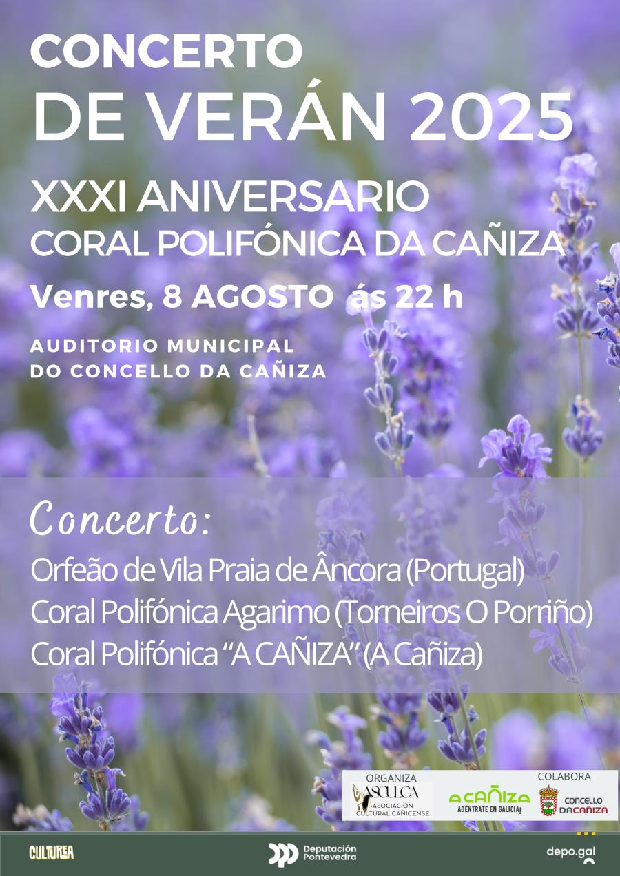 Concerto de Verán da Coral Polifónica da Cañiza 