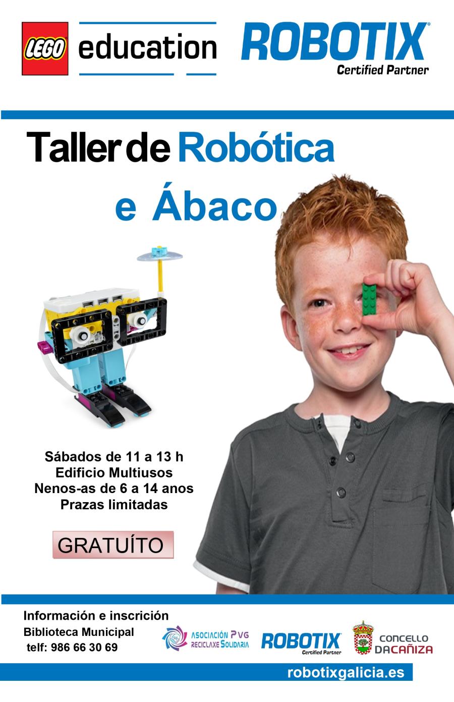 Anunciamos o novo taller de ROBOTICA CON LEGO. Gratuíto