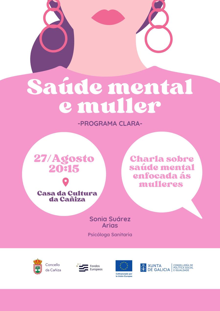 Charla sobre Saúde Mental e Muller – Programa CLARA